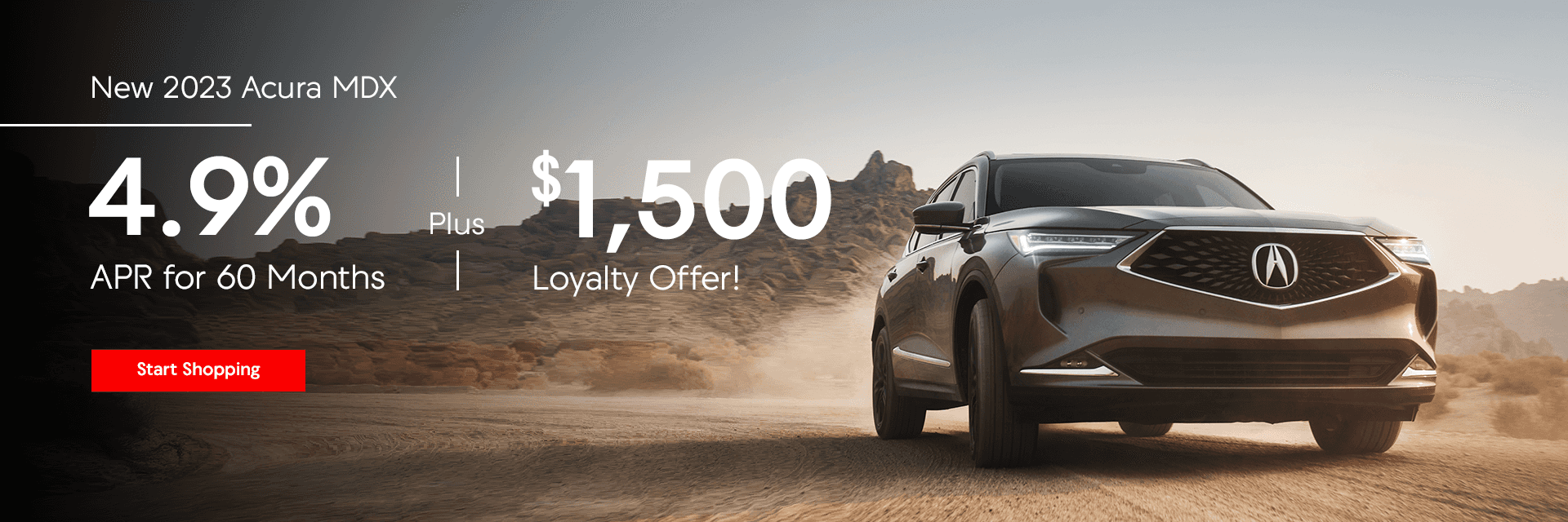New 2023 Acura MDX