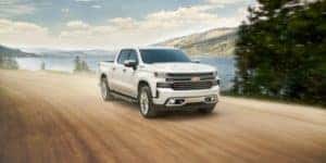 Exterior view of Chevrolet Silverado 2021 1500
