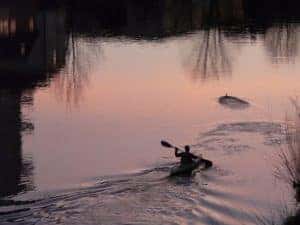 Image of a kayak in the river