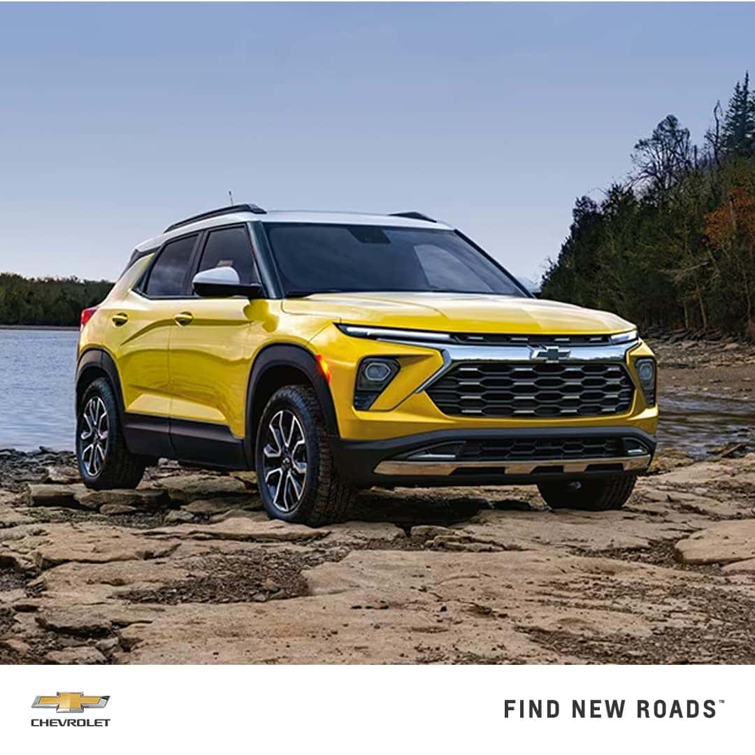 2024 Chevrolet Trailblazer parked off road