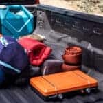 truck bed of the 2024 Chevy Colorado with cargo inside