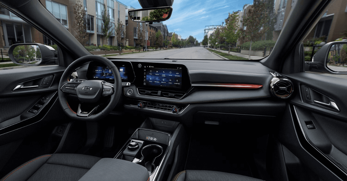 The interior of a 2025 Chevy Equinox