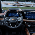 The interior of a 2025 Chevy Suburban
