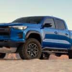 2026 Chevy Colorado on top of sandy terrain