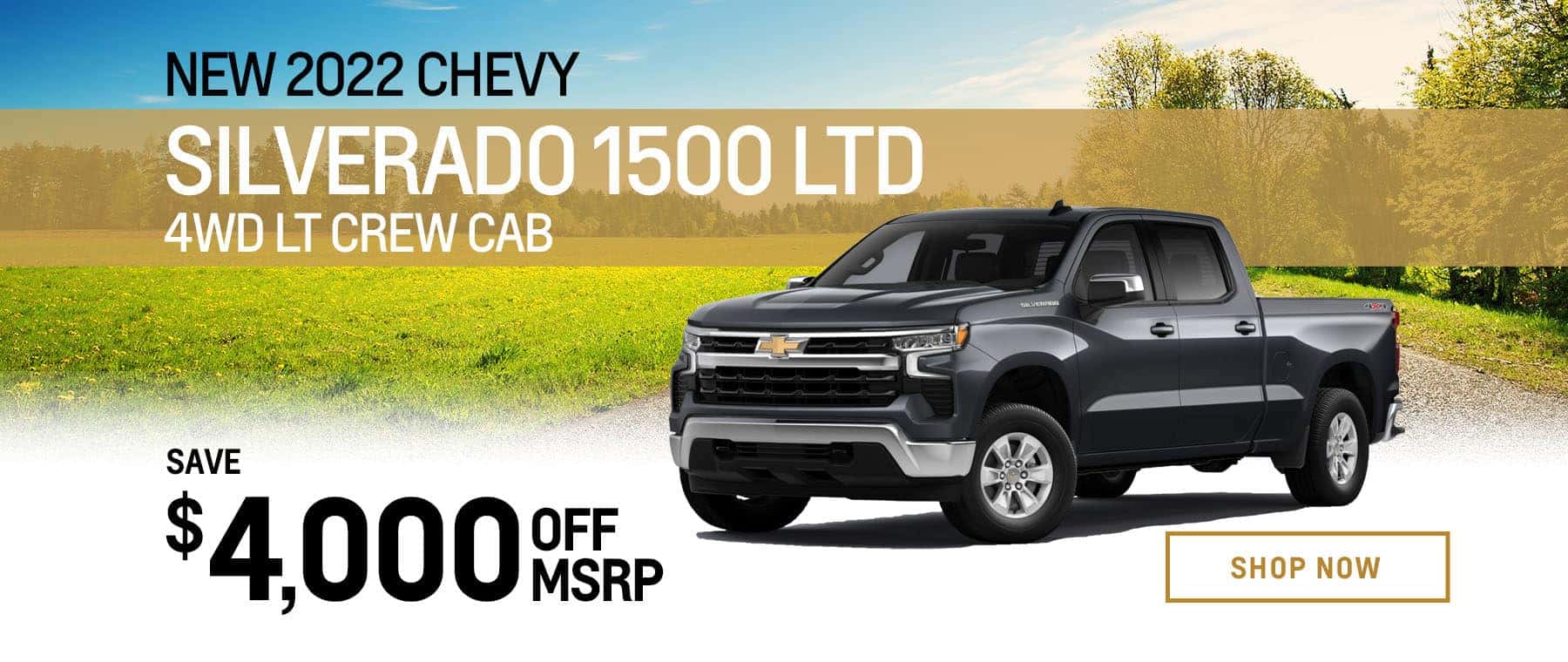 New 2022 Chevrolet Silverado 1500 LTD 4WD LT Crew Cab