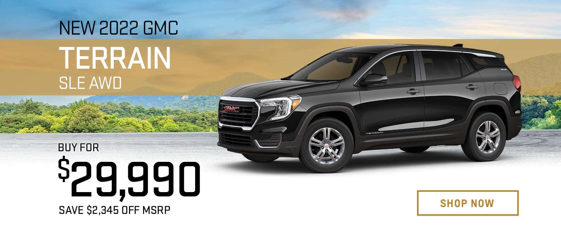 New 2022 GMC Terrain SLE AWD