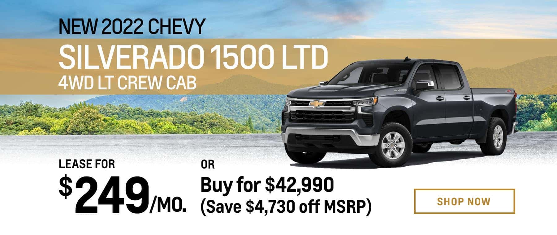 New 2022 Chevy Silverado 1500 LTD Special