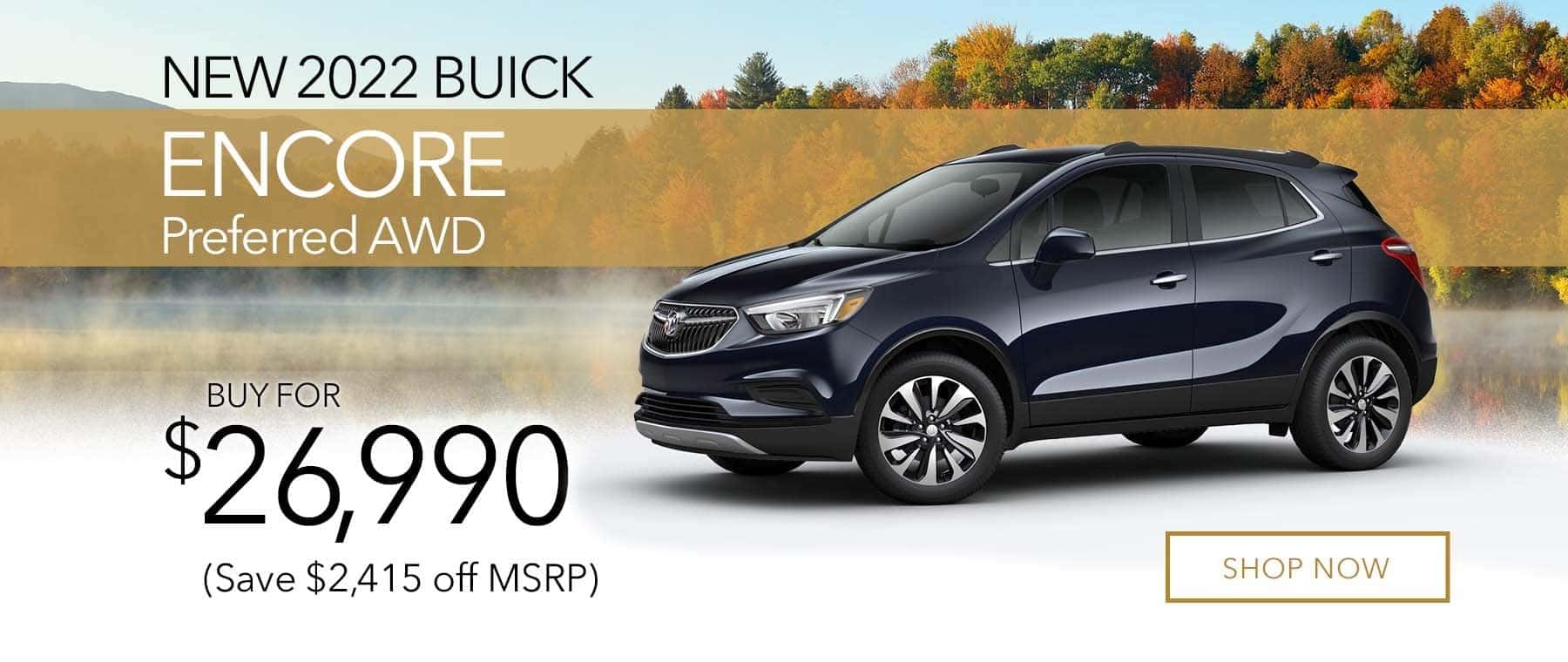 New 2022 Buick Encore Preferred AWD