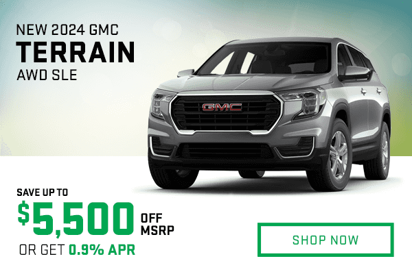 New 2024 GMC Terrain AWD SLE