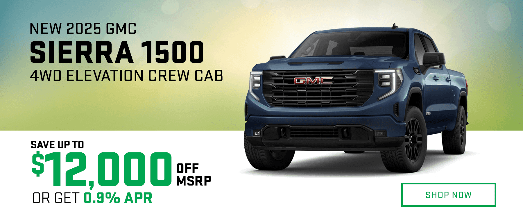 New 2025 GMC Sierra 1500 4WD Elevation Crew Cab