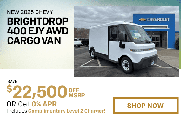 New 2025 Chevrolet BrightDrop 400 EJY AWD Cargo Van