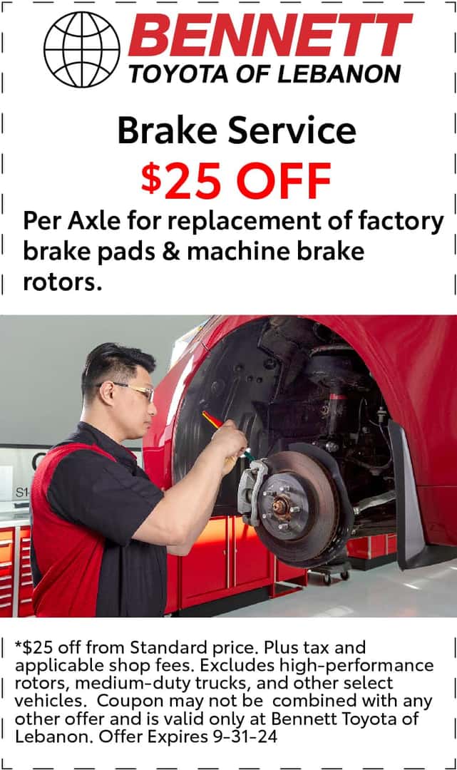 Auto Service Specials | Bennett Toyota of Lebanon near Palmyra