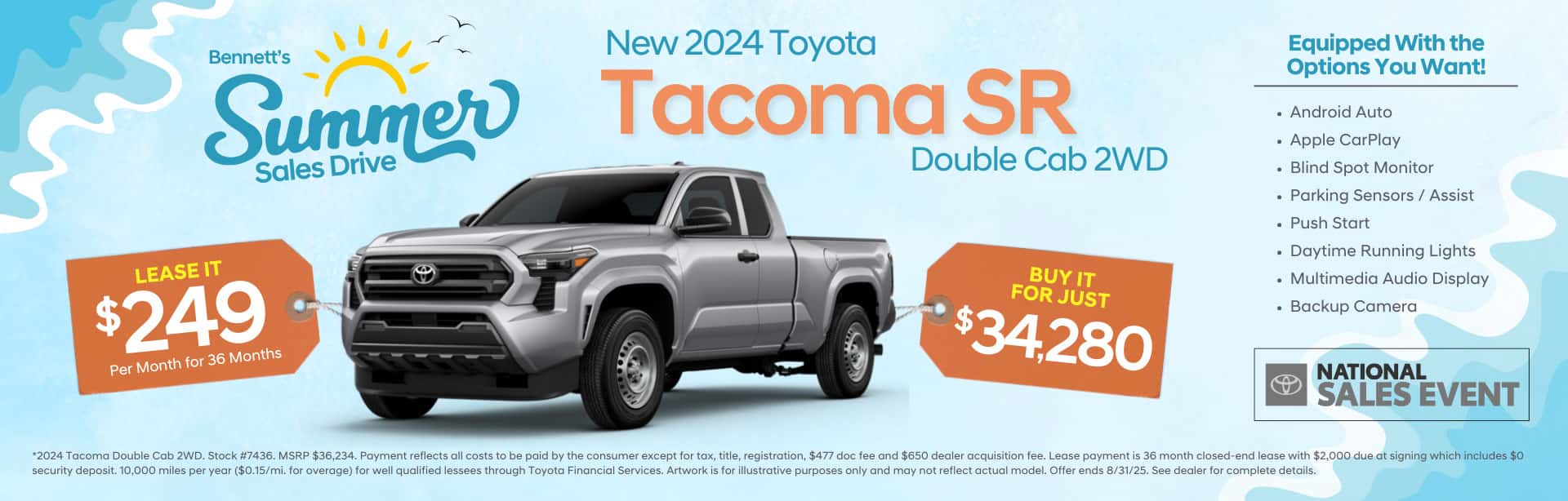 Bennett-Toyota_August-2025-Web-Slider_2024-Tacoma-SR_R1_1920x614
