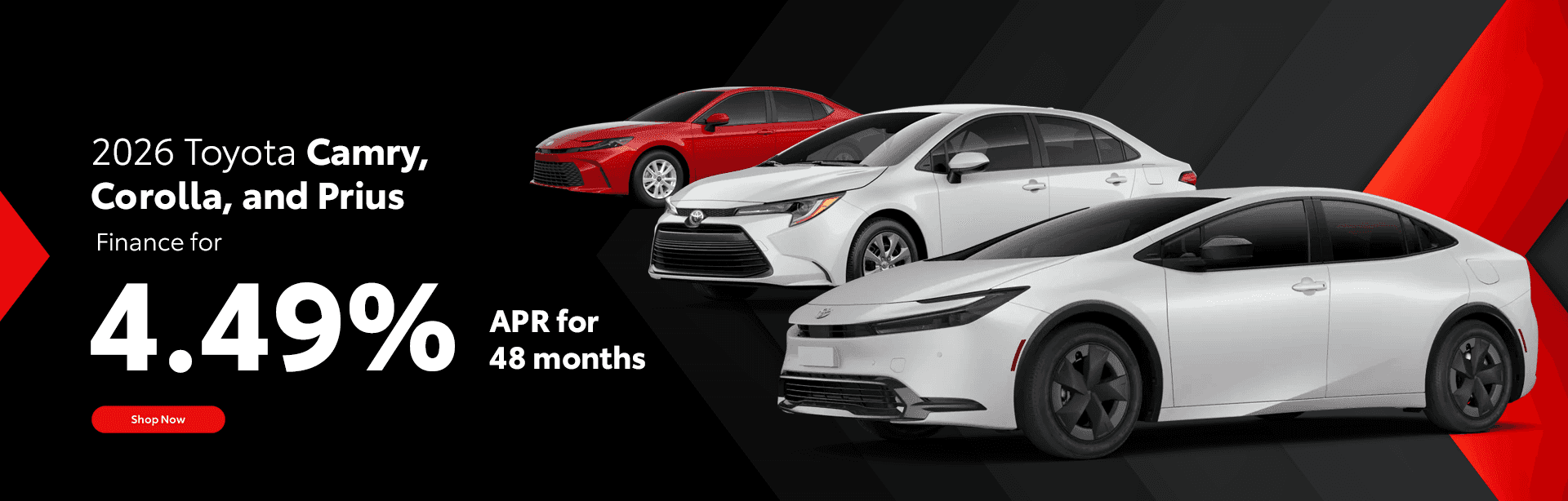 2026 Toyota Camry, Corolla, Prius