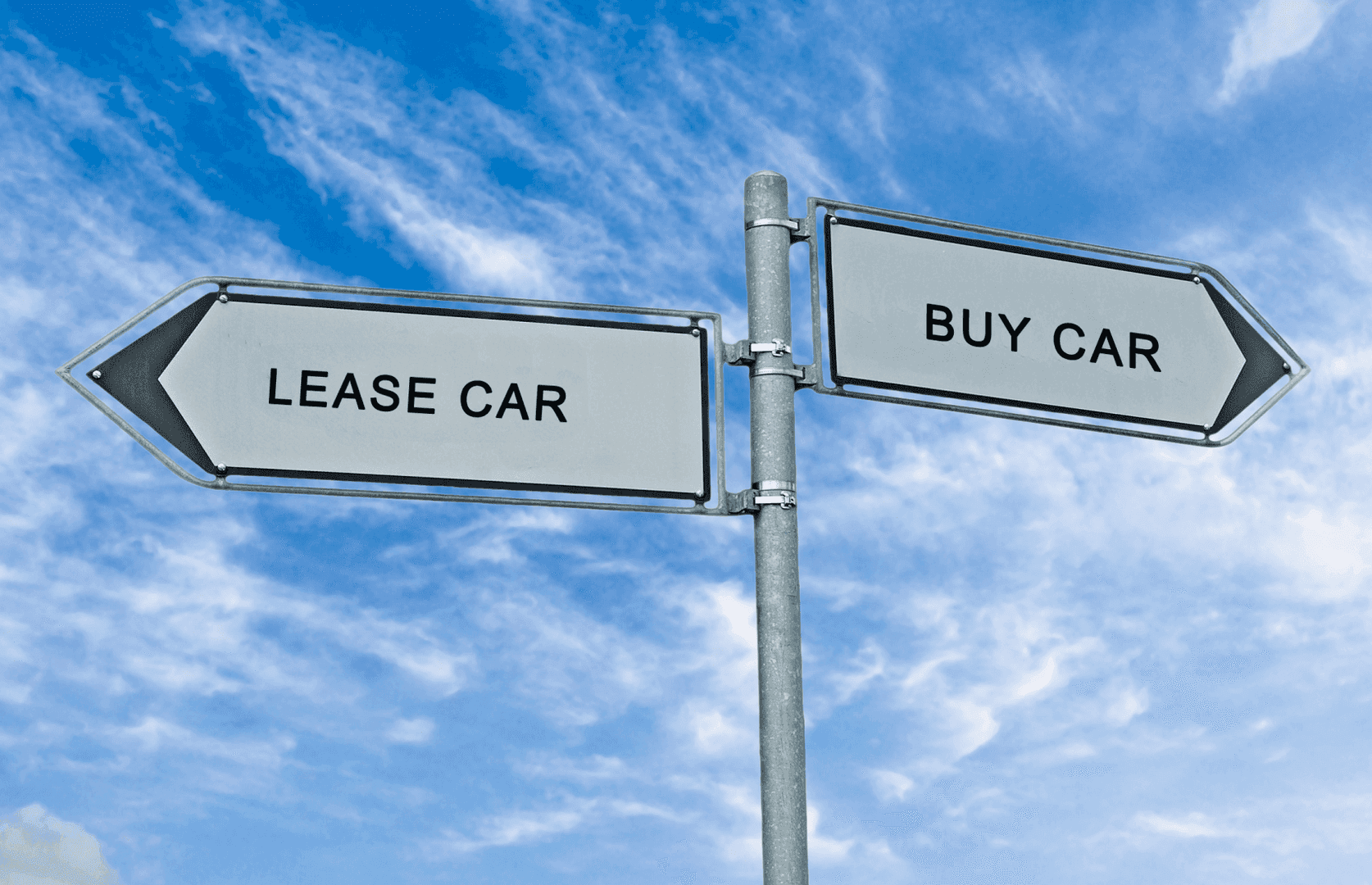 Lease or Buy Sign
