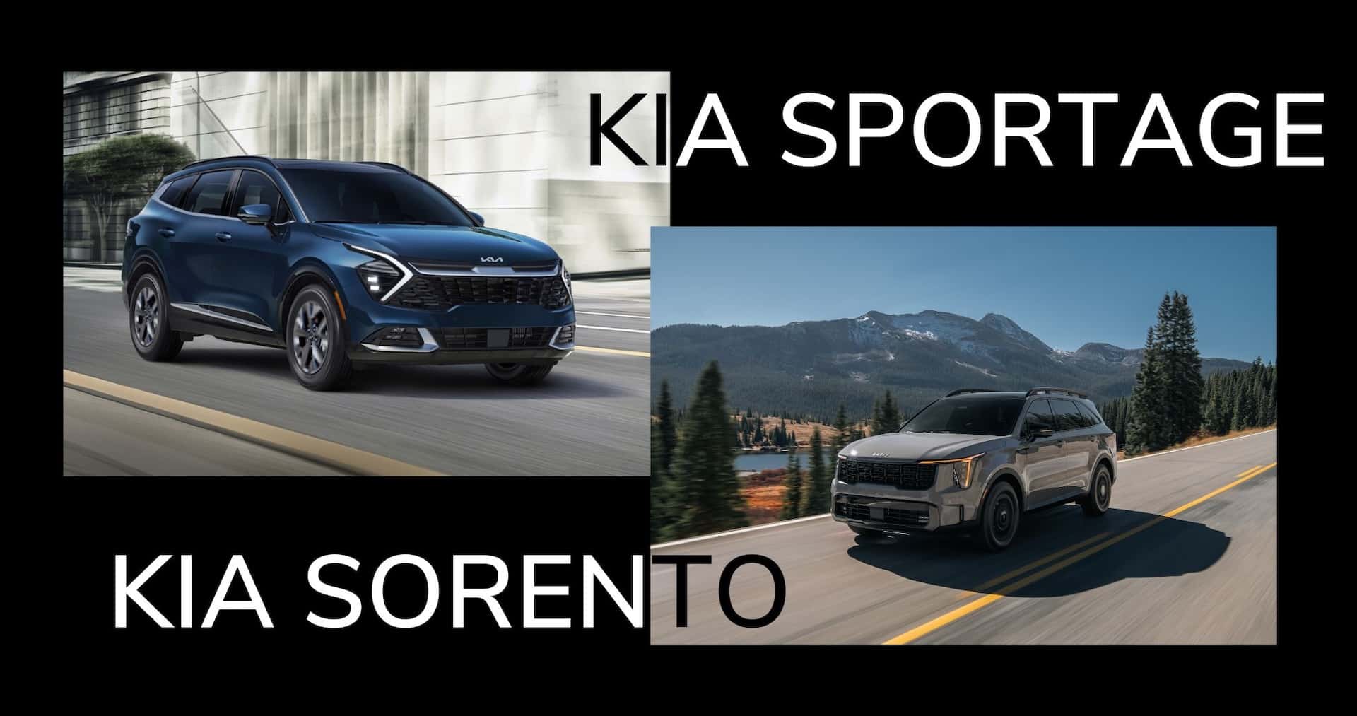 Kia Sportagte vs sorento