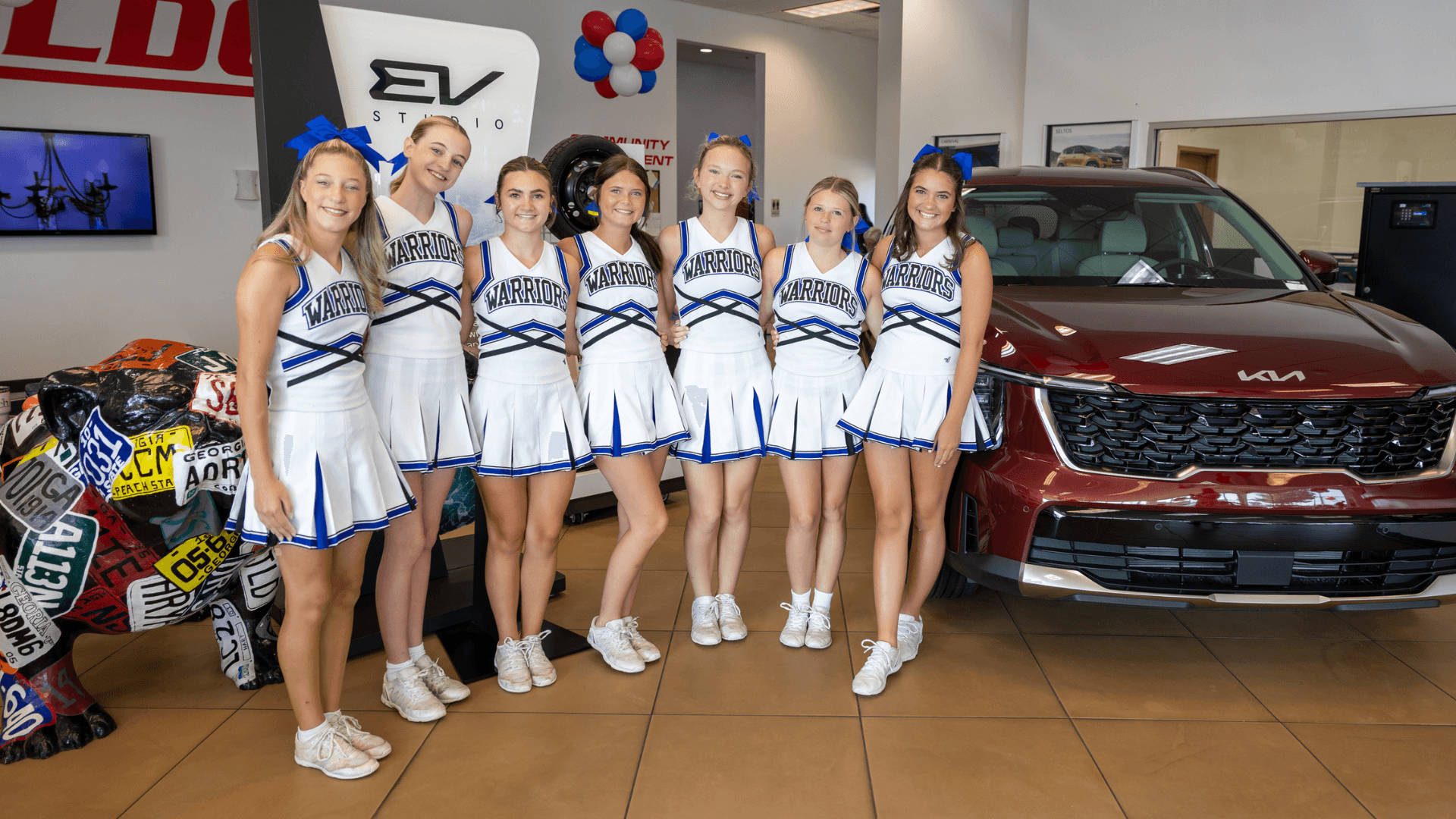 OCHS Oconee Cheerleading Team Bulldog Kia Sponsorship