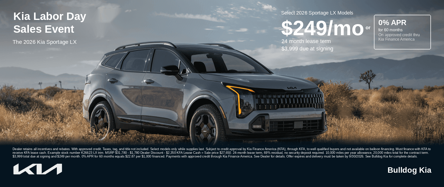 Labor Day Sales Event