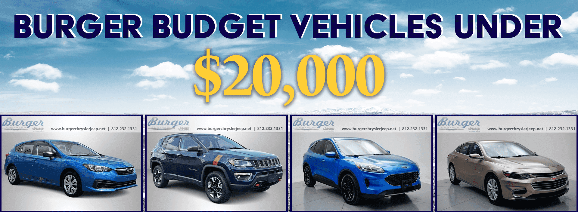 Burger Chrysler Jeep Indiana Car Dealer in Terre Haute