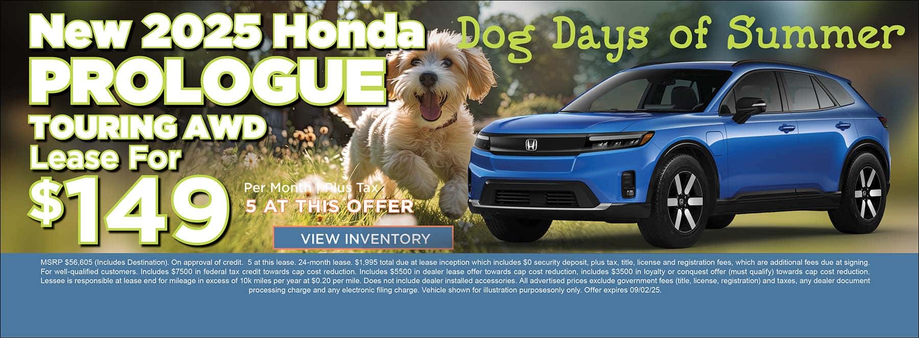 August Prologue Offer