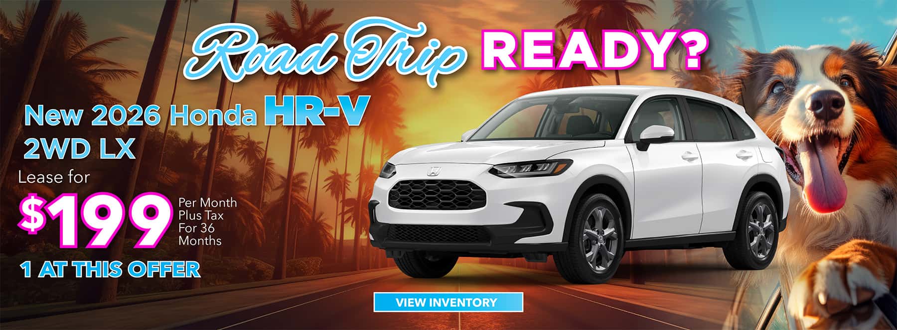Road Trip Ready HR-V Offer