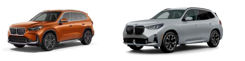 2025 BMW X1 vs X3