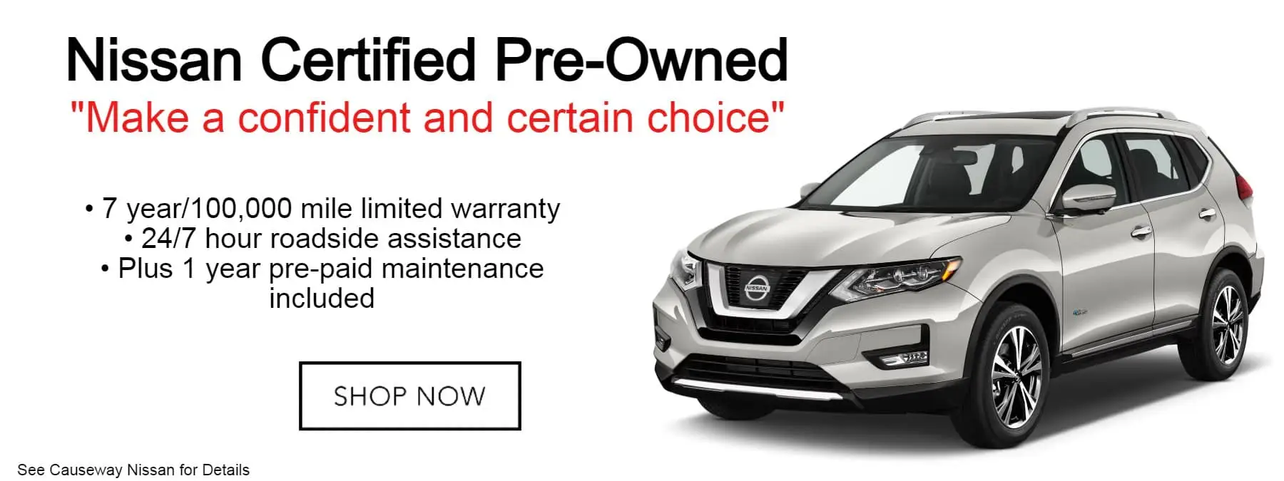 approved used nissan x trail