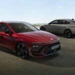 one red one grey 2024 hyundai sonata