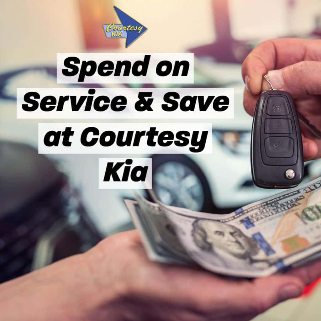 Spend on Service & Save at Courtesy Kia Courtesy Kia