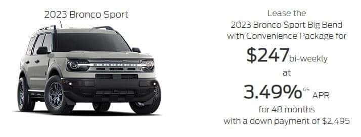 bronco sport 2023 june