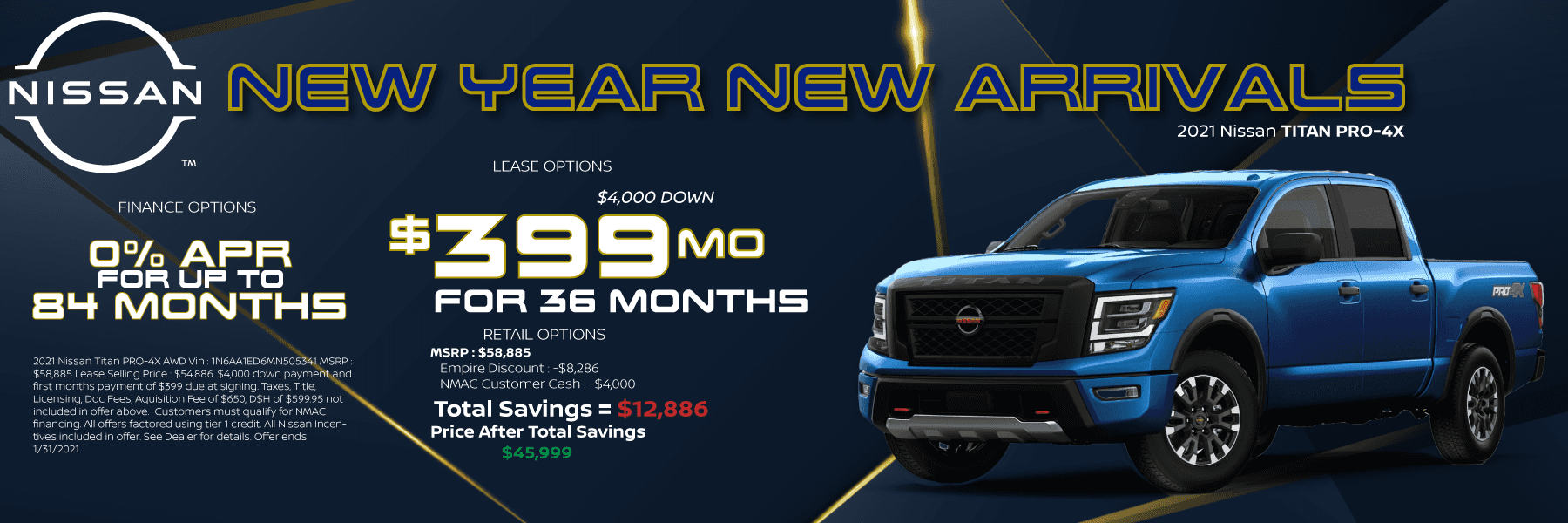 2021 Nissan Titan Pro-4x | Empire Lakewood Nissan