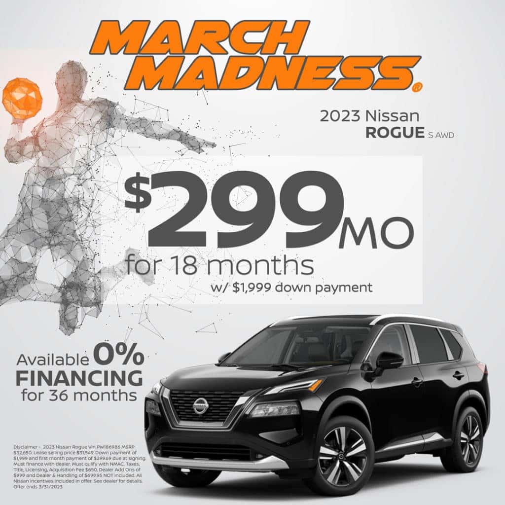 2023 Nissan Rogue S AWD Lease Special