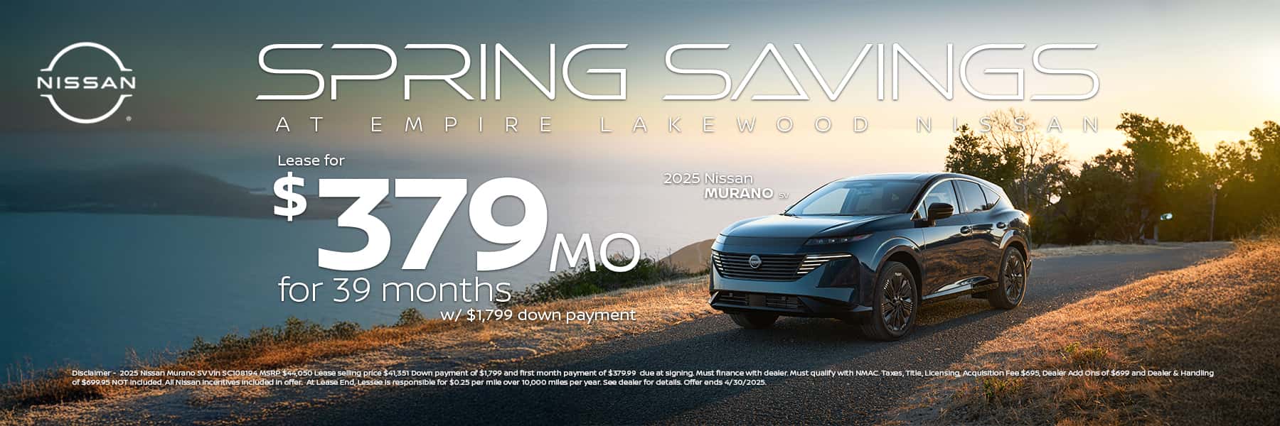 2025 Nissan Murano Sv for Sale in Denver, CO