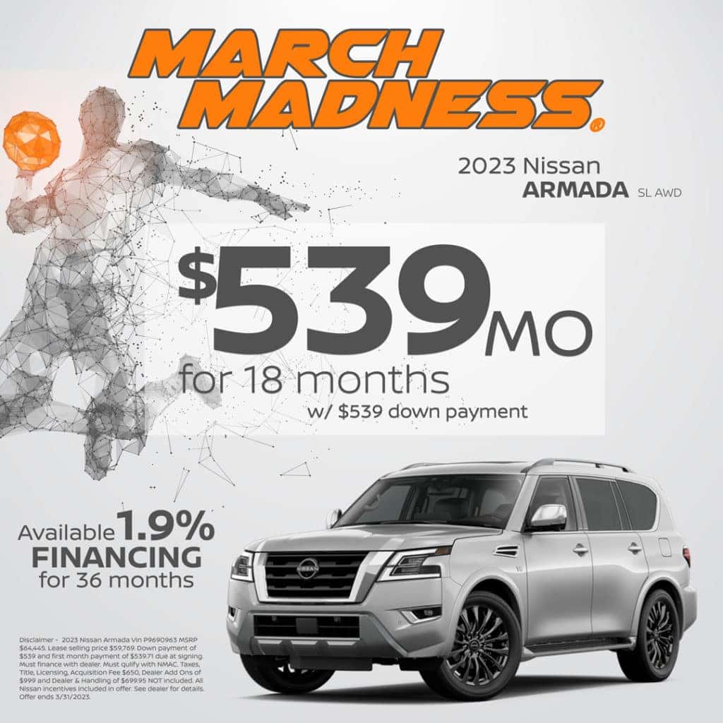 2023 Nissan Armada SL AWD Lease Special
