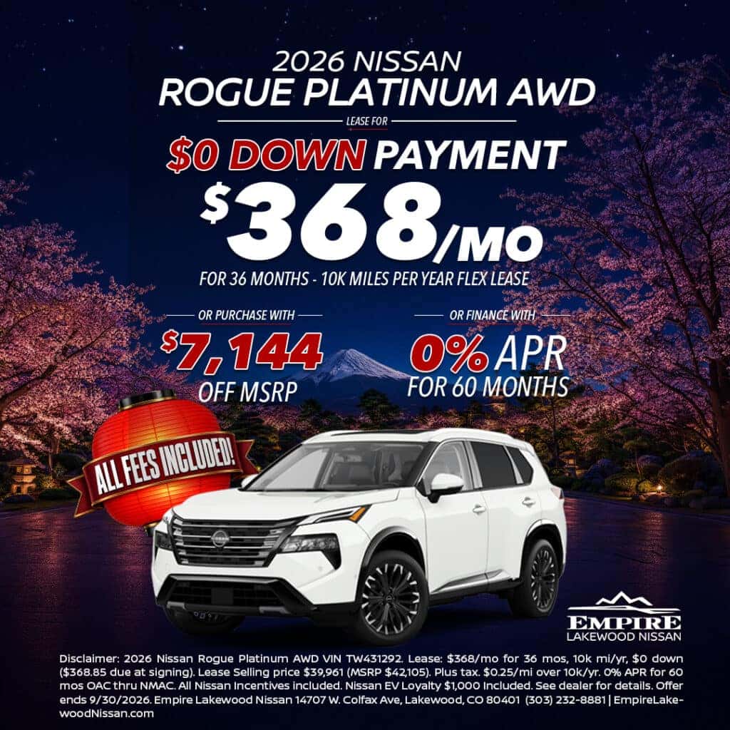 2026 Nissan Rogue Platinum AWD | Denver, CO