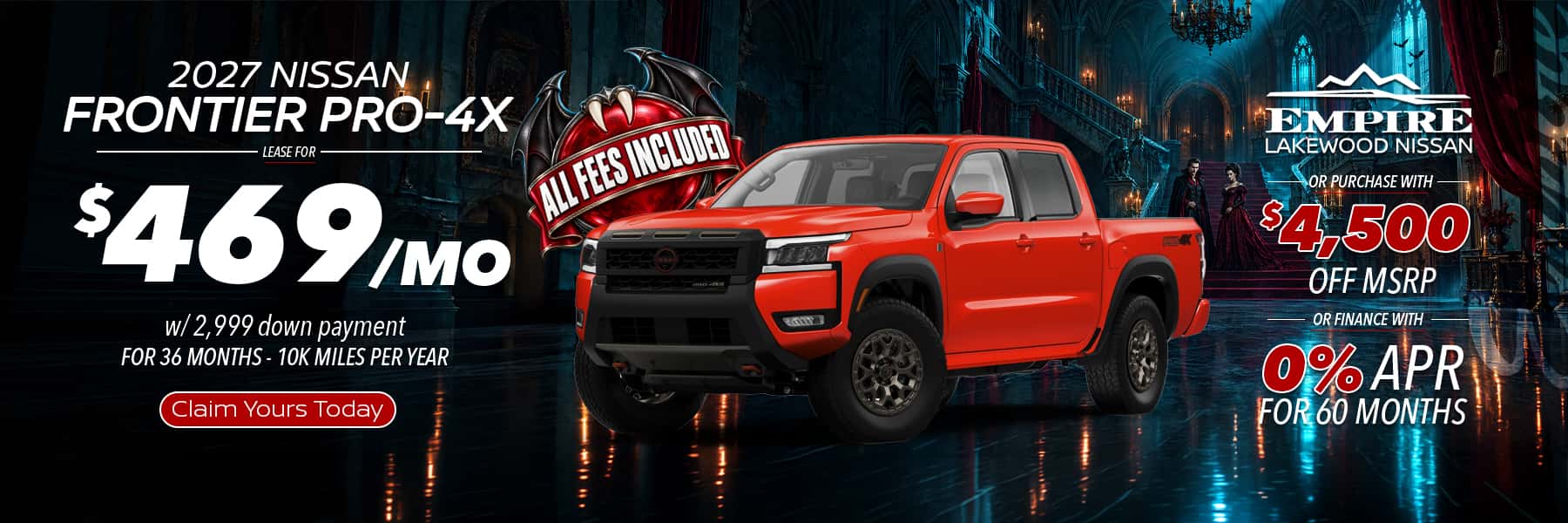 2027 Nissan Frontier For Sale in Denver