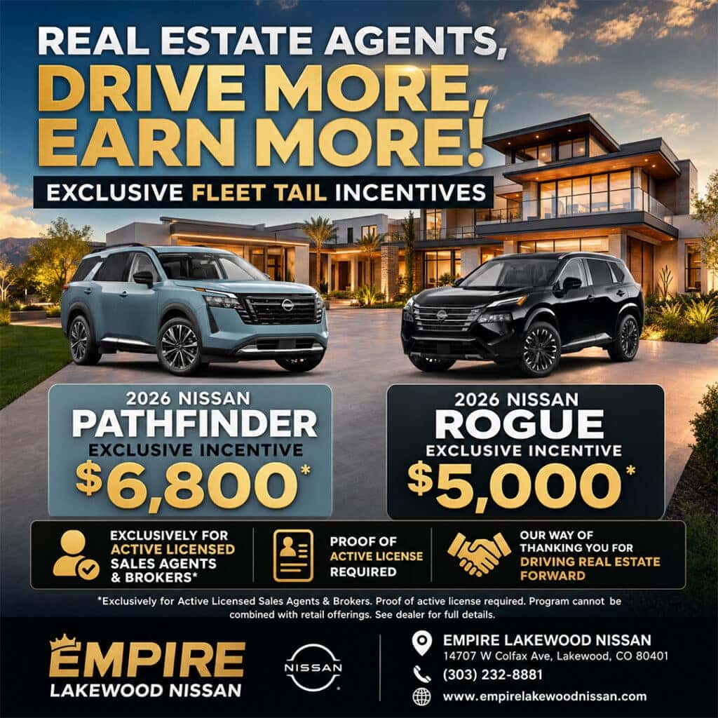 Real Estate Agent Fleet Tail Incentives - Denver, CO