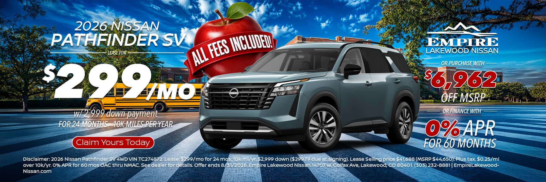 2026 Nissan Pathfinder for Sale in Denver, CO