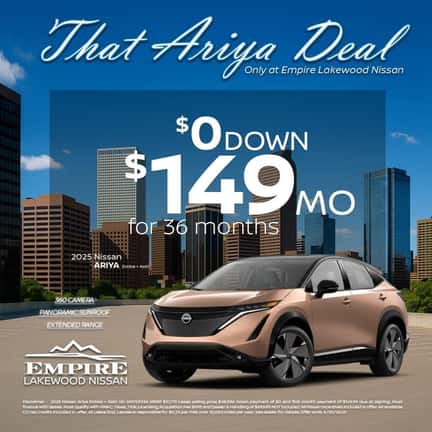 2025 Nissan Ariya Evolve + AWD for Sale in Denver, CO