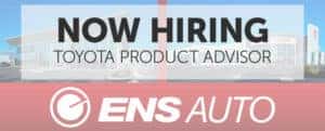 Now Hiring Toyota Product advisor ens toyota