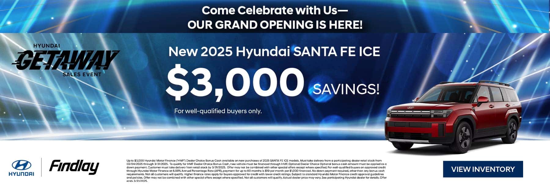 santa fe ICE savings