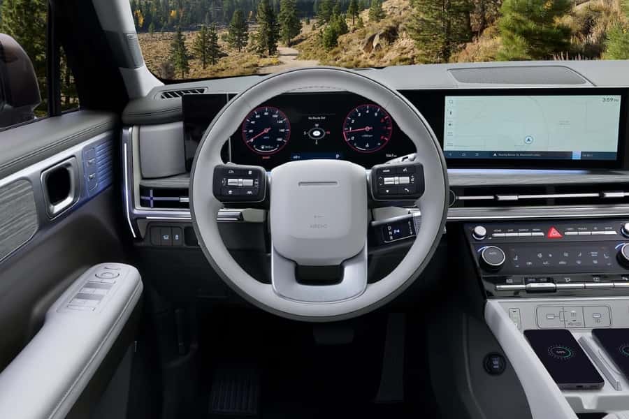 2025 Hyundai Santa Fe Hybrid interior overview