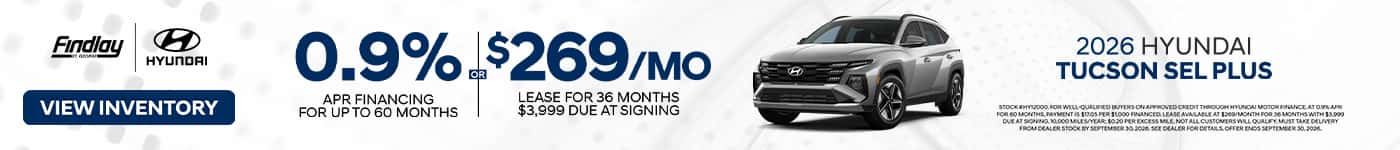 Sept Hyundai 2026 Tucson Special