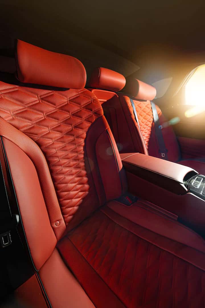 2025 Genesis G80 red interior seats