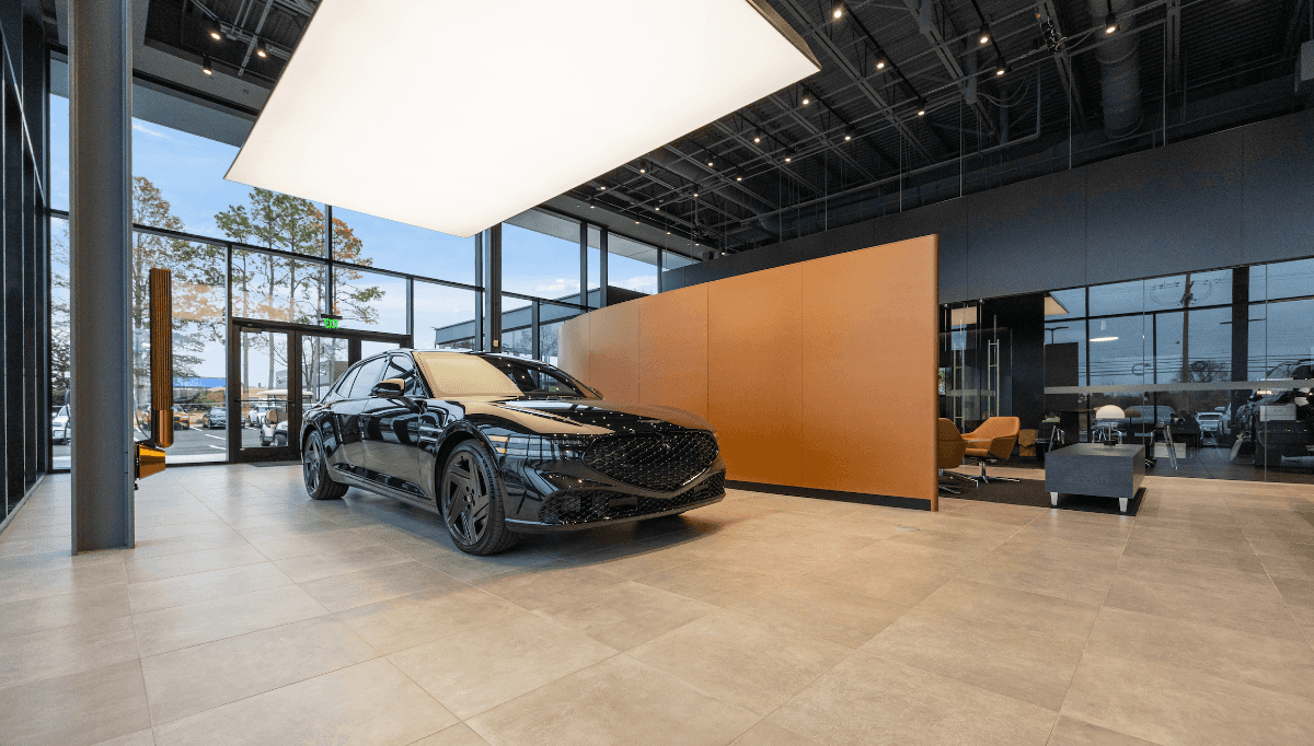 Genesis of Wolfchase inside showroom