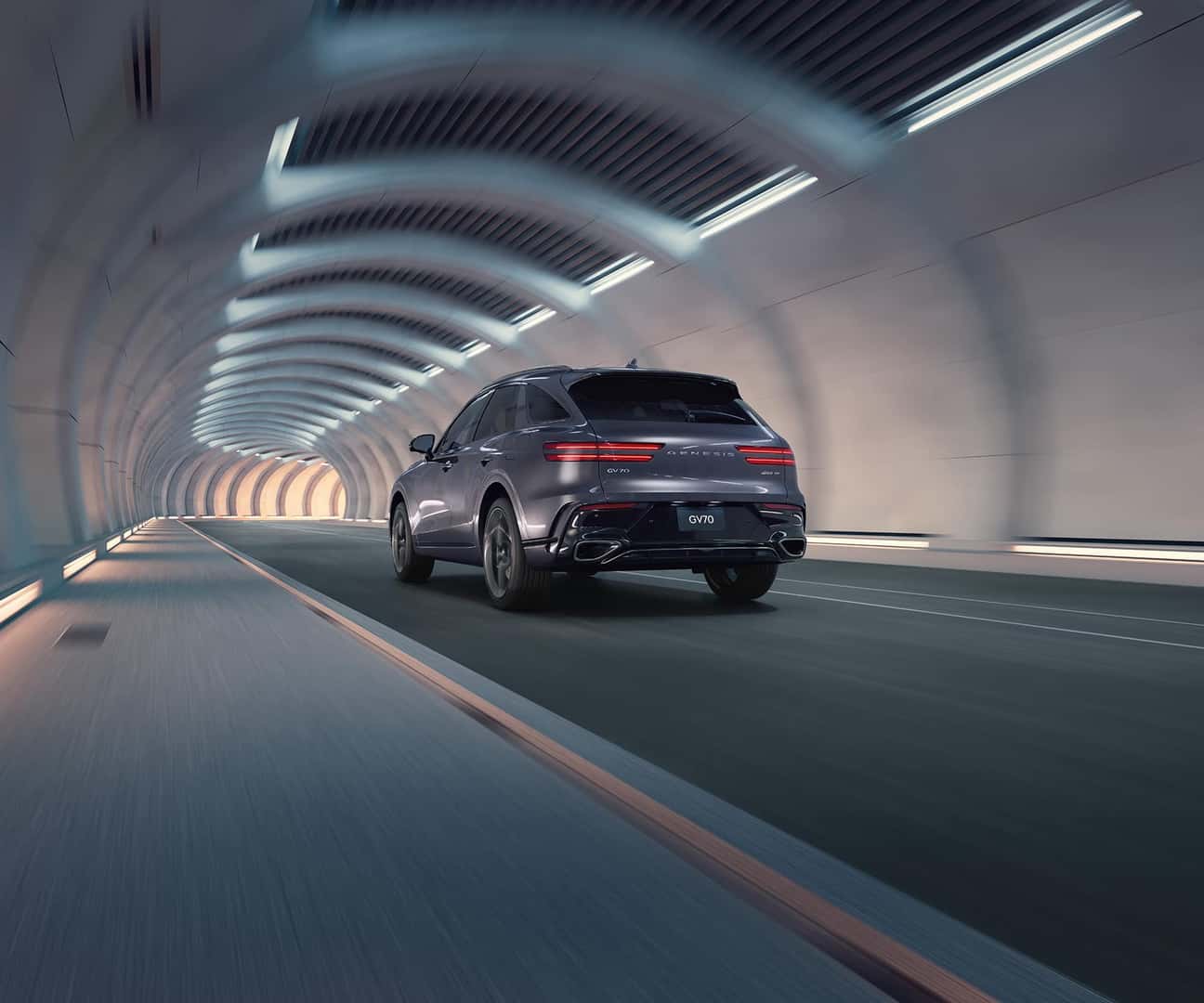 2026 Genesis GV70 Dark Gray Back Exterior