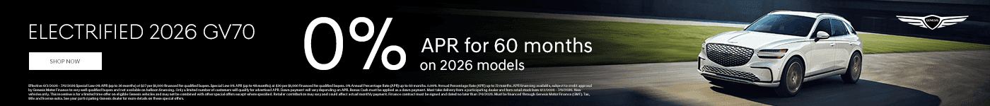 Electrified 2026 GV70