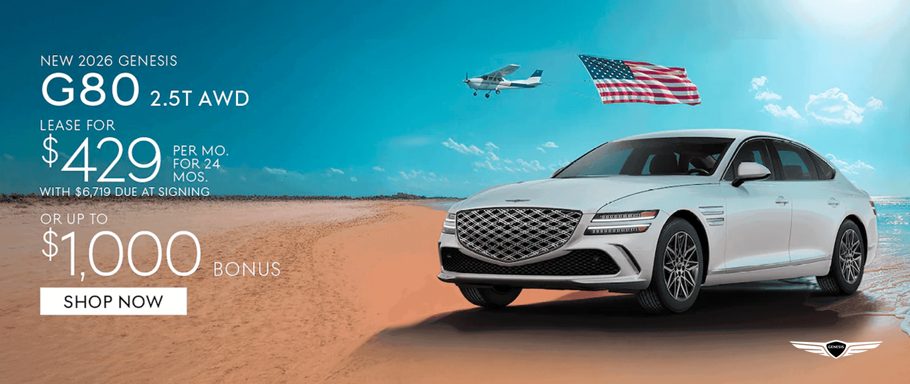 New 2026 Genesis G80 2.5T AWD