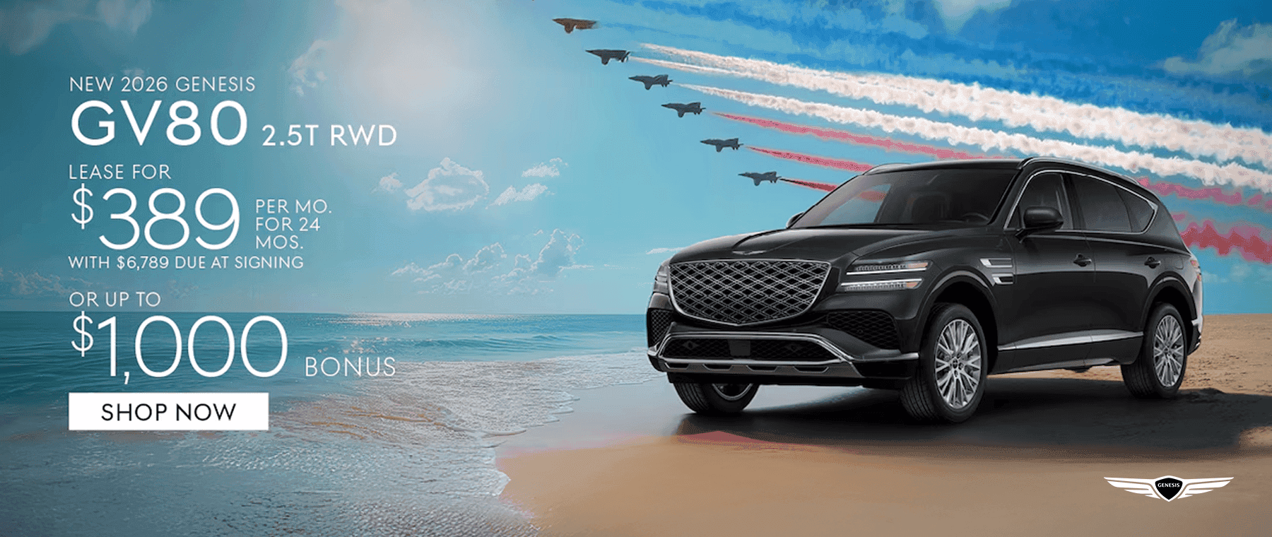 New 2026 Genesis GV80 2.5T RWD