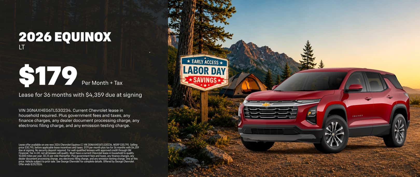 2026 Equinox Lease